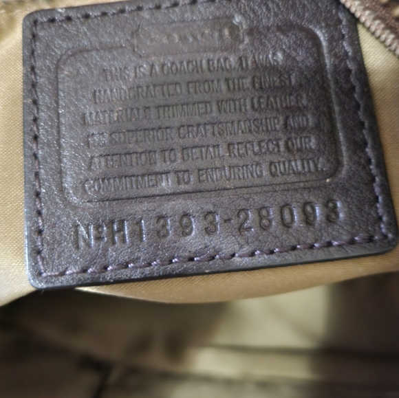 EUC Coach Satchel, animal print - Picture 9 of 12